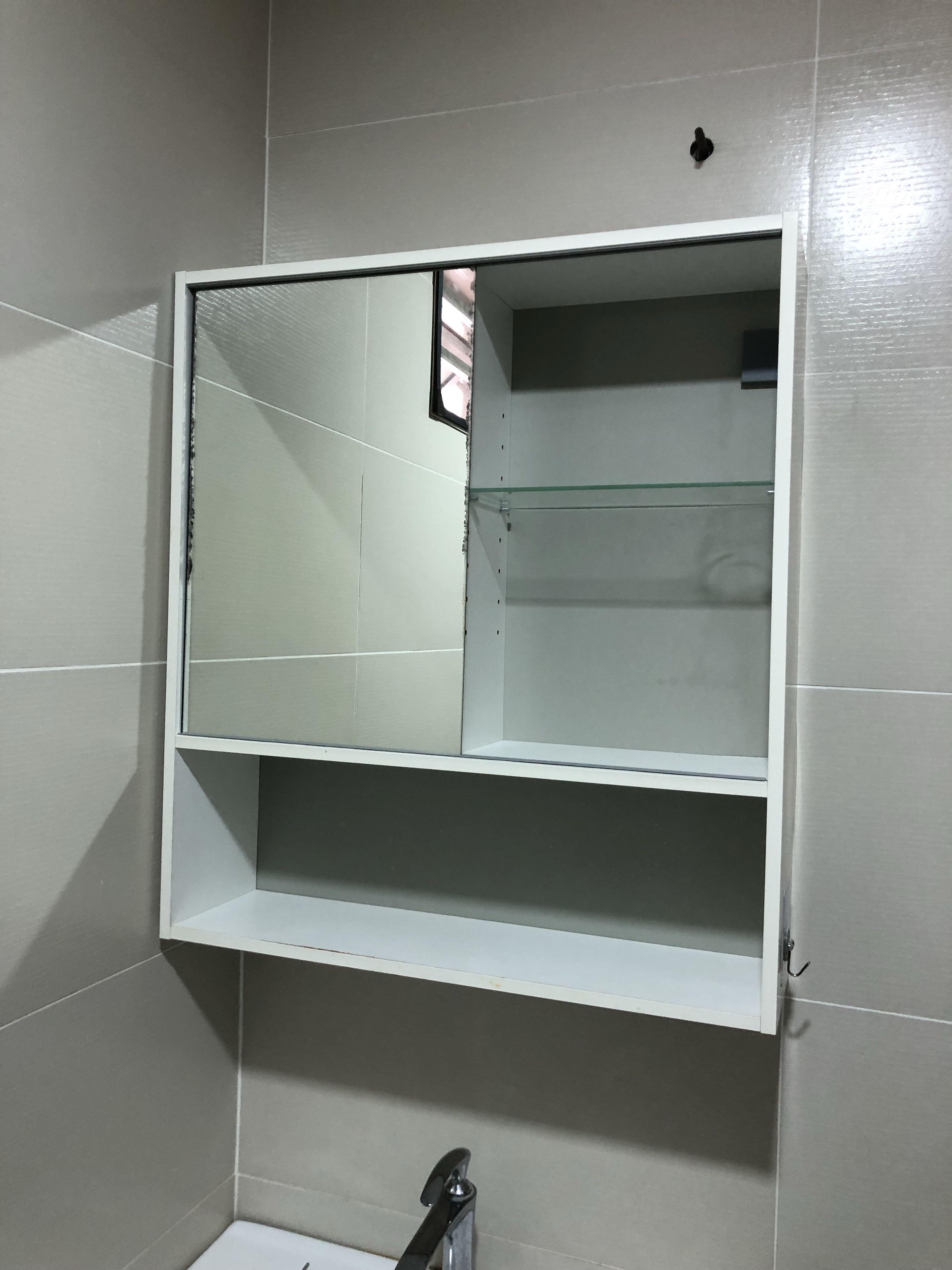 IKEA toilet mirror Furniture & Home Living, Furniture, Shelves