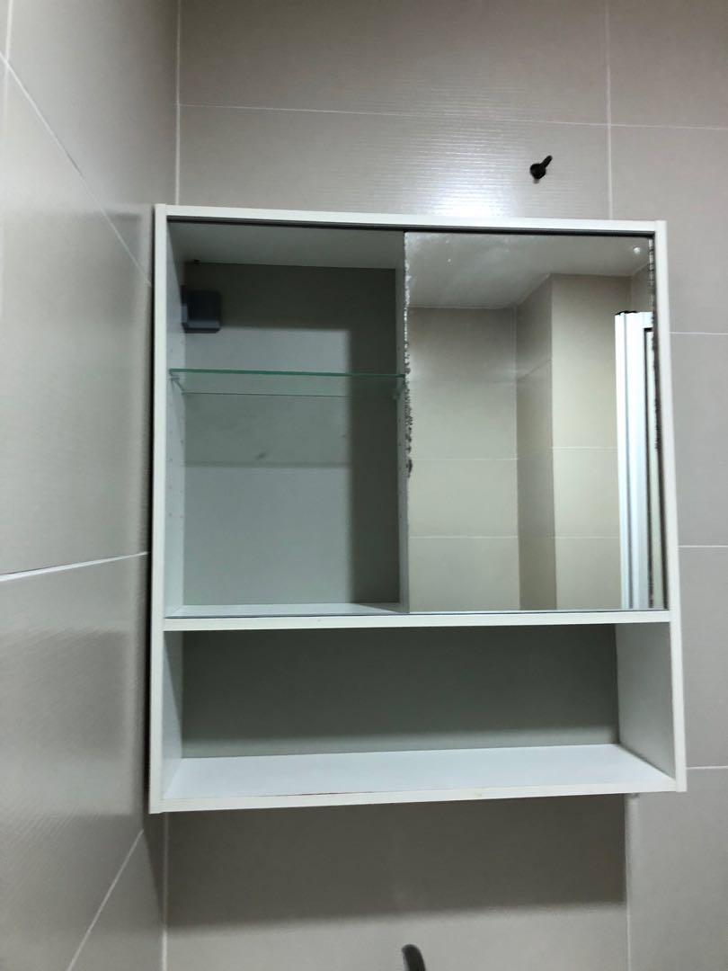 IKEA toilet mirror Furniture & Home Living, Furniture, Shelves
