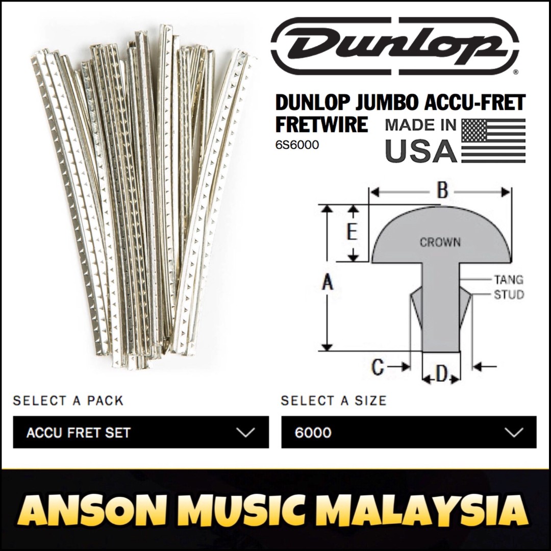 Jim clearance dunlop fret