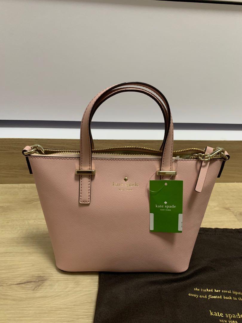 Kate Spade Pink small sling bag Women s Fashion Bags Wallets Tote Bags on Carousell