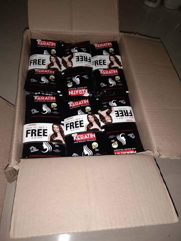 Keratin - 12pcs/1dozen 50pesos only (Category: Hair Removal) located in Valenzuela. Submitted by alingibyang (Listing ID 251585324, Image 3). Description: 12 pcs for only 50pesos Pick up Road 6 Pacheco Dalandanan (no min) Weekdays Dalandanan BDO, Ministop (min of 3dozens) Ortigas CBD (min of 3 dozens) Weekend BBB, Marulas 711 (min or 3 dozens).
