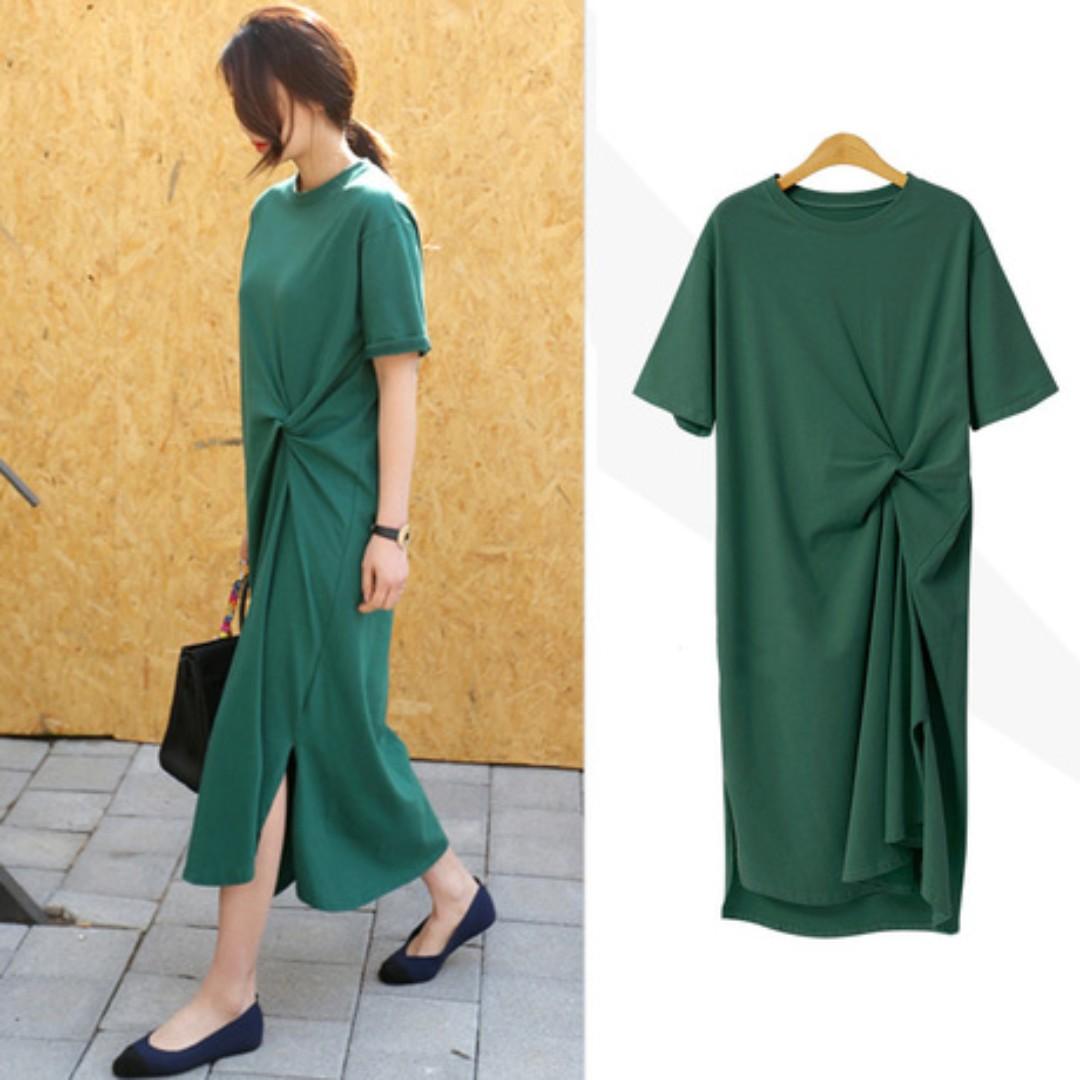 Dark Green Dress Women S Fashion Clothes Dresses Skirts On Carousell