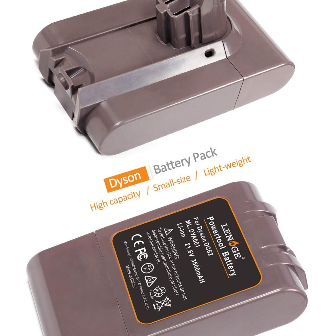 Lenoge V6 Sv03 Battery 3500mah 21 6v Li Ion Dyson V6 Battery Replacement For Dc58 Dc59 Dc61 Dc62 Dc72 Dc74 Animal Sv03 Sv04 Sv05 Sv06 Sv07 Sv09 595 650 770 880 Handheld Vacuum Cleaner
