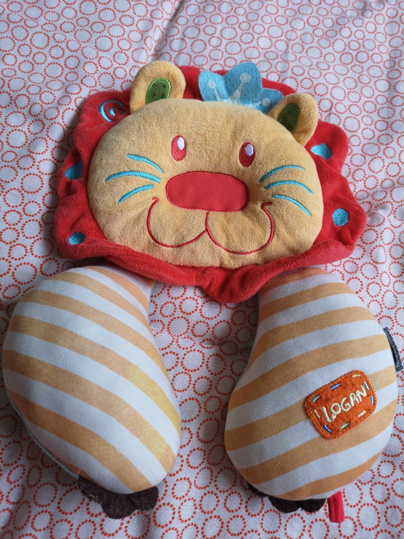 Lucky Baby Head Support Cushion For Stroller Or Car Seat Babies
