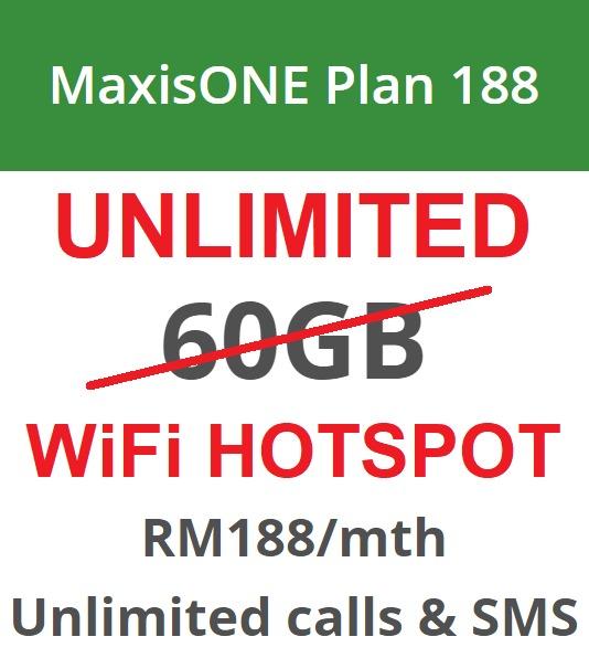 Maxis Postpaid Infinite Unlimited Internet Data Wifi Hotspot Mobile Phones Tablets Others On Carousell
