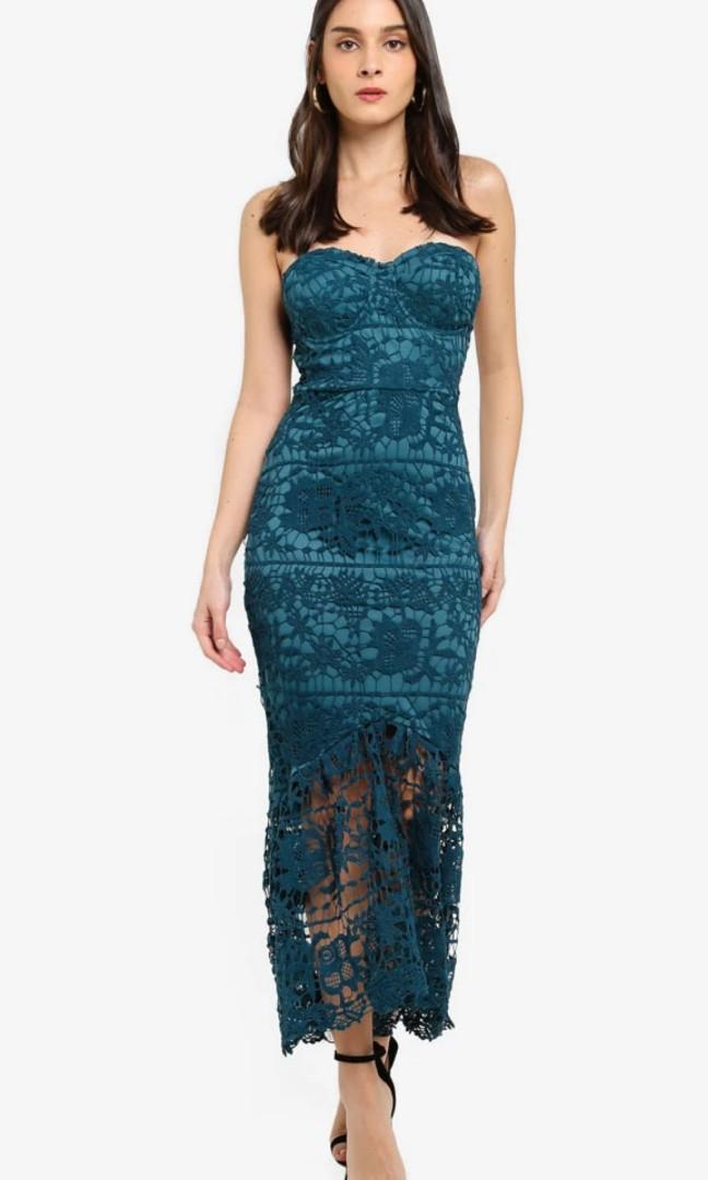 lace bandeau dress