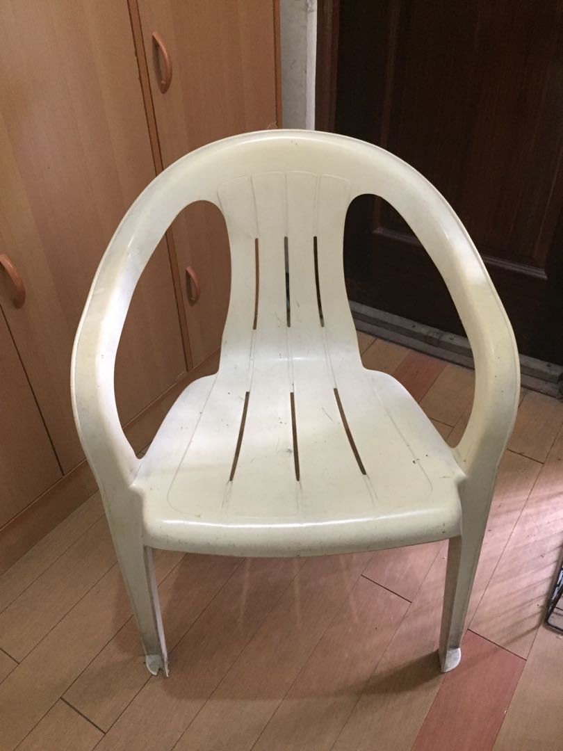 3 for 400 Monoblock chair with armrest, Furniture & Home Living