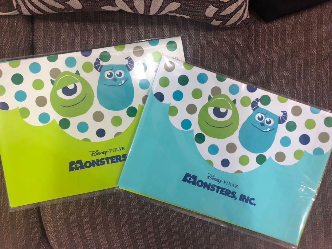 Monsters Inc A4 folder on Carousell