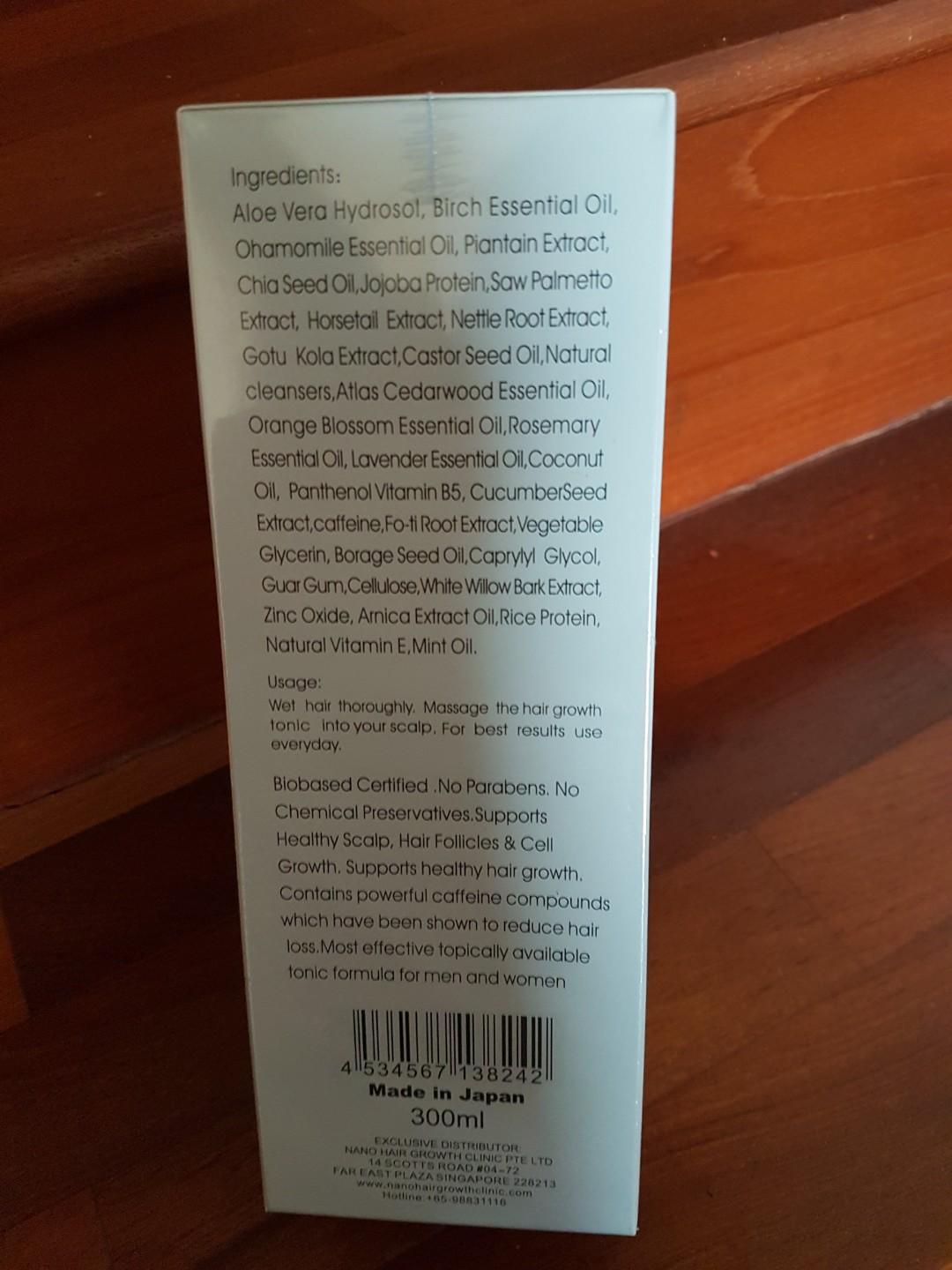 Nano Hair Growth Tonic Made In Japan, Beauty & Personal Care, Hair on