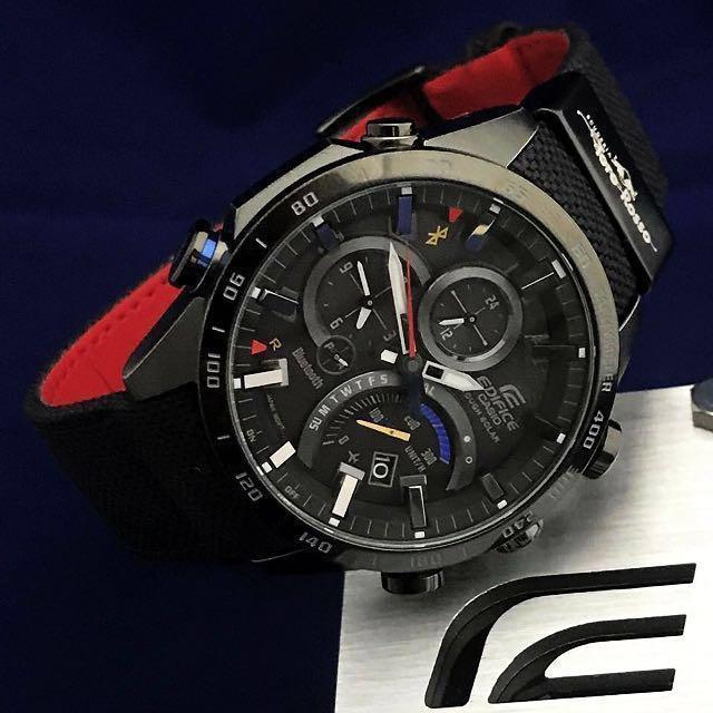 NEW BLUETOOTH TOUGH SOLAR EDIFICE UNISEX DIVER SPORTS WATCH 100 ORIGINAL AUTHENTIC CASIO By G SHOCK GSHOCK COMPANY EQB 501TRC 1A
