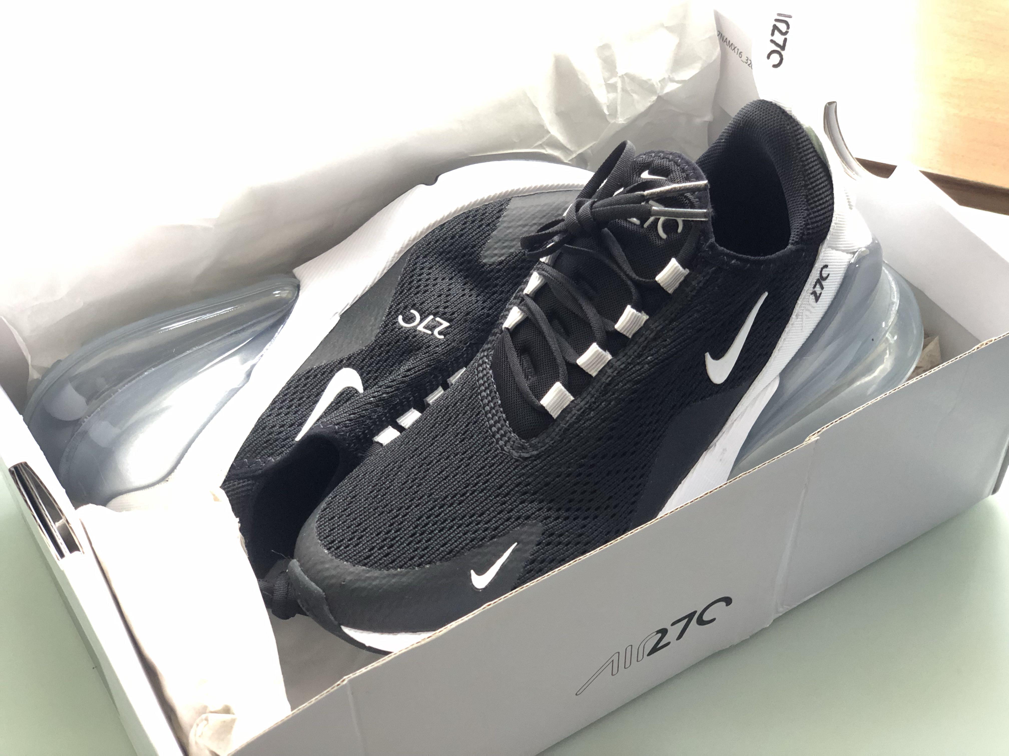Nike air max 270 black white pure platinum Clearance
