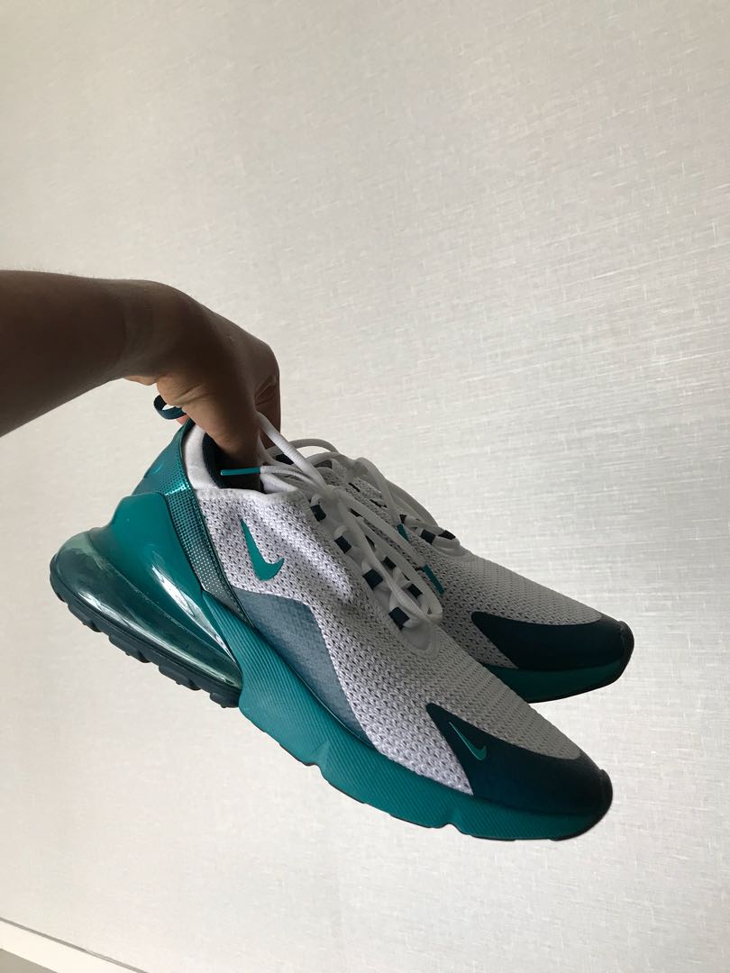 Nike Air Max 270 Blue Emerald US 10.5 UK 9.5 EU 44.5, Men's Nike Air Max 270 Blue Emerald US 10.5 UK 9.5 EU 44.5, Men's