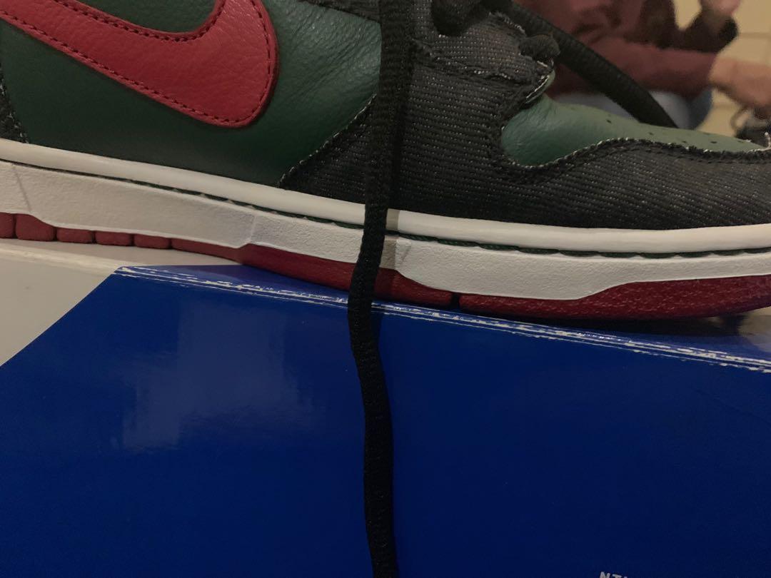 Nike Dunk Hi SB “GUCCI RESN” 2nd Release, Fesyen Pria, Sepatu , Sneakers di  Carousell