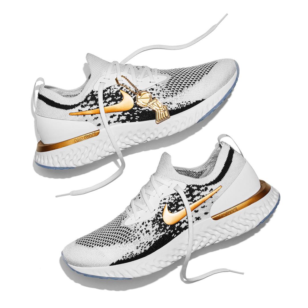 golden state nike shoes