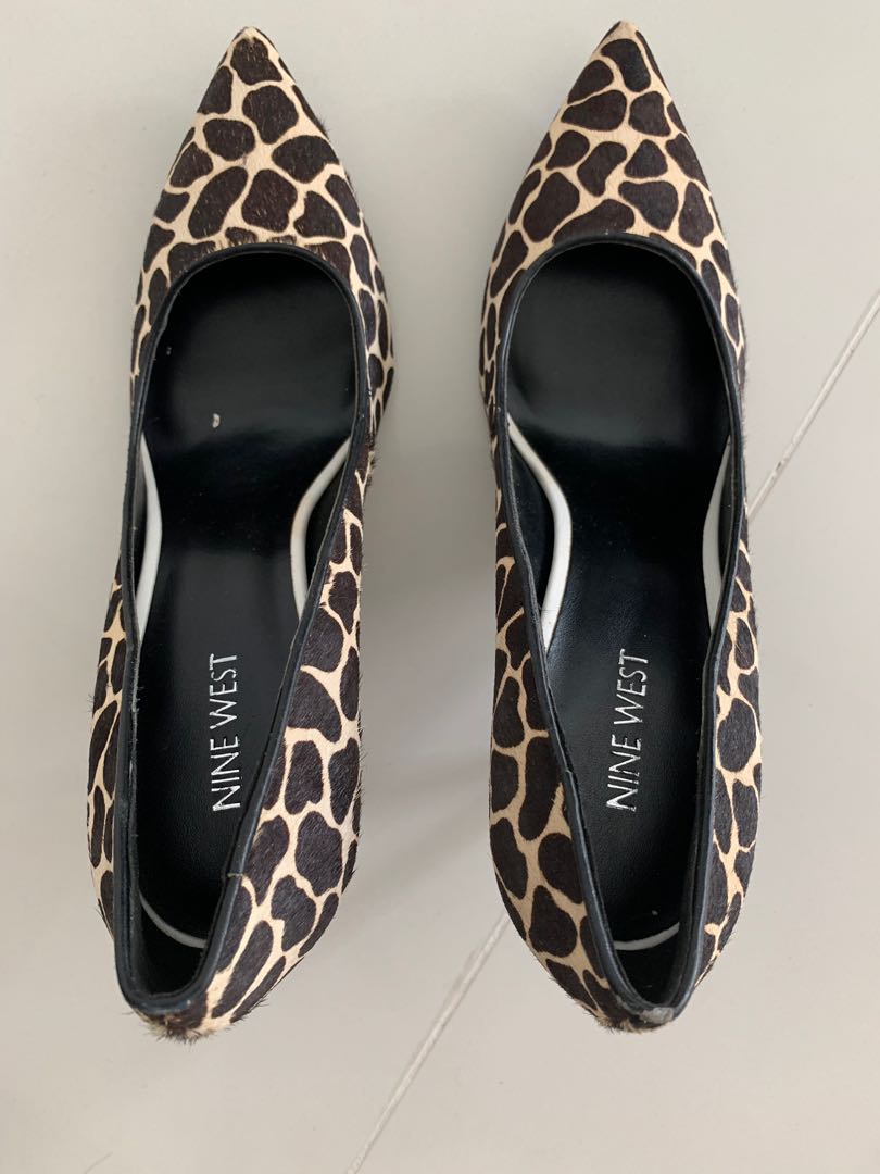 nine west animal print shoes