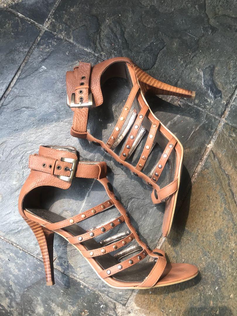 nine west studded heels