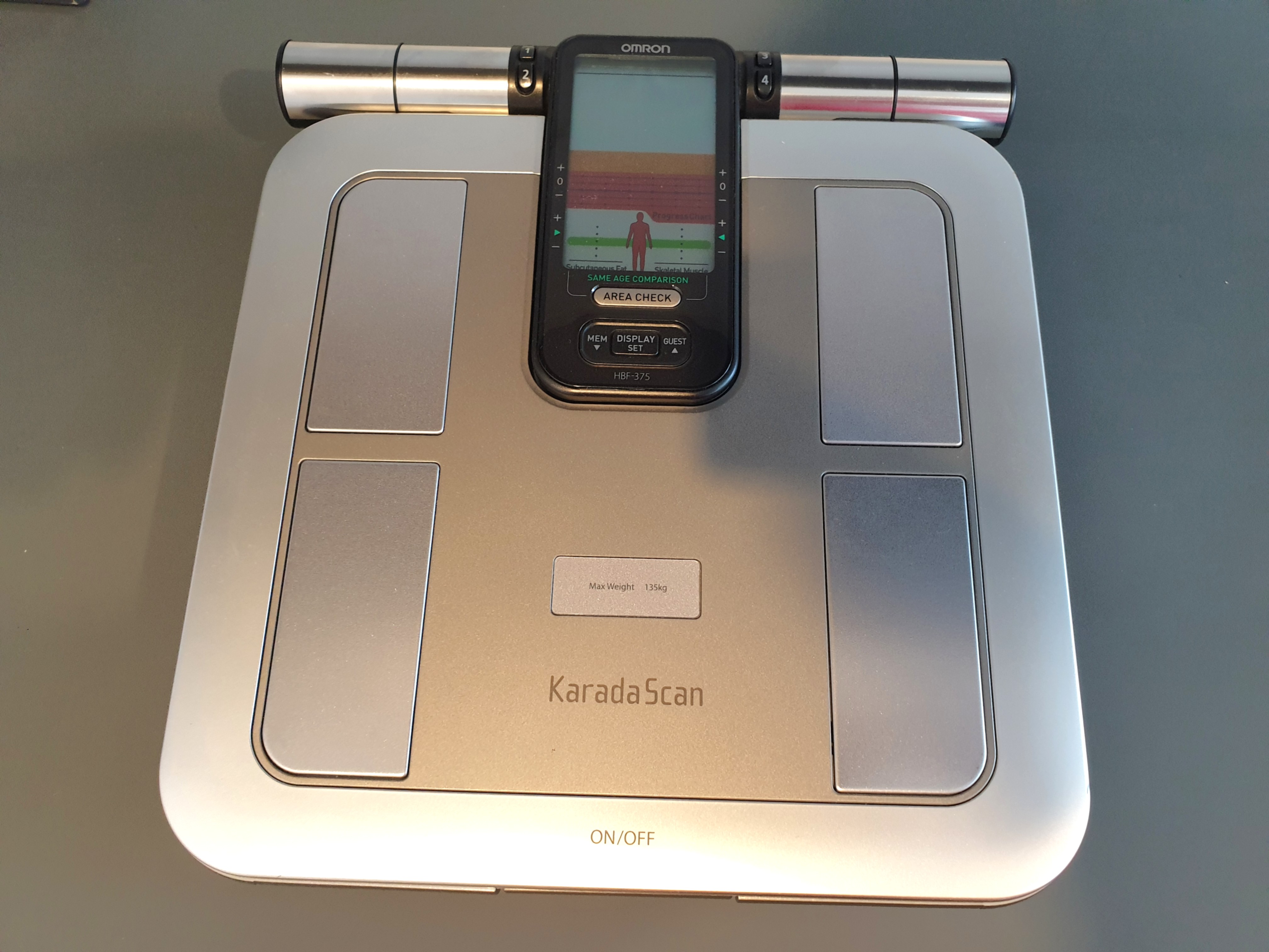 Omron Body Composition Monitor HBF375 weighing scale, Health