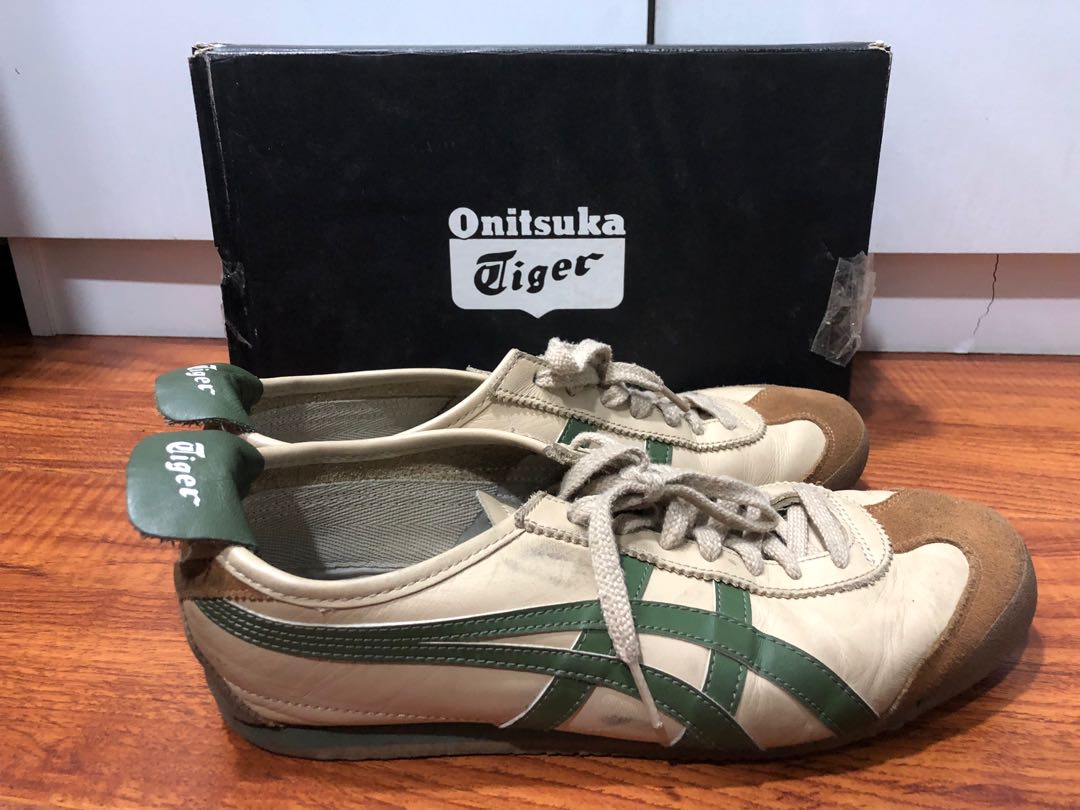 Onitsuka tiger beige green Clearance