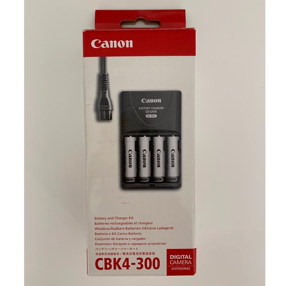 Original Canon Battery and Charger Kit CBK4300, Photography