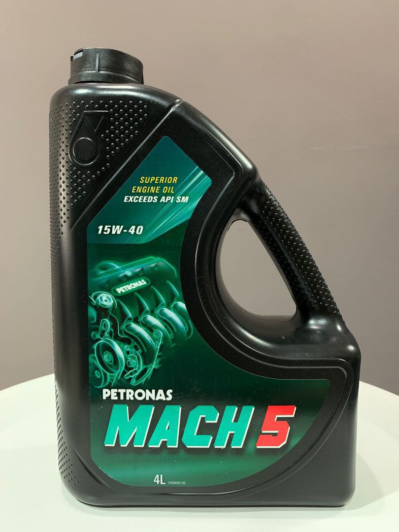 Petronas Mach 5 (15w-40) engine oil, Auto Accessories on Carousell