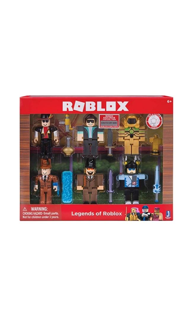 Po Roblox Legends Of Roblox 6 Pack Toys Games Bricks Figurines On Carousell - bluster buster roblox