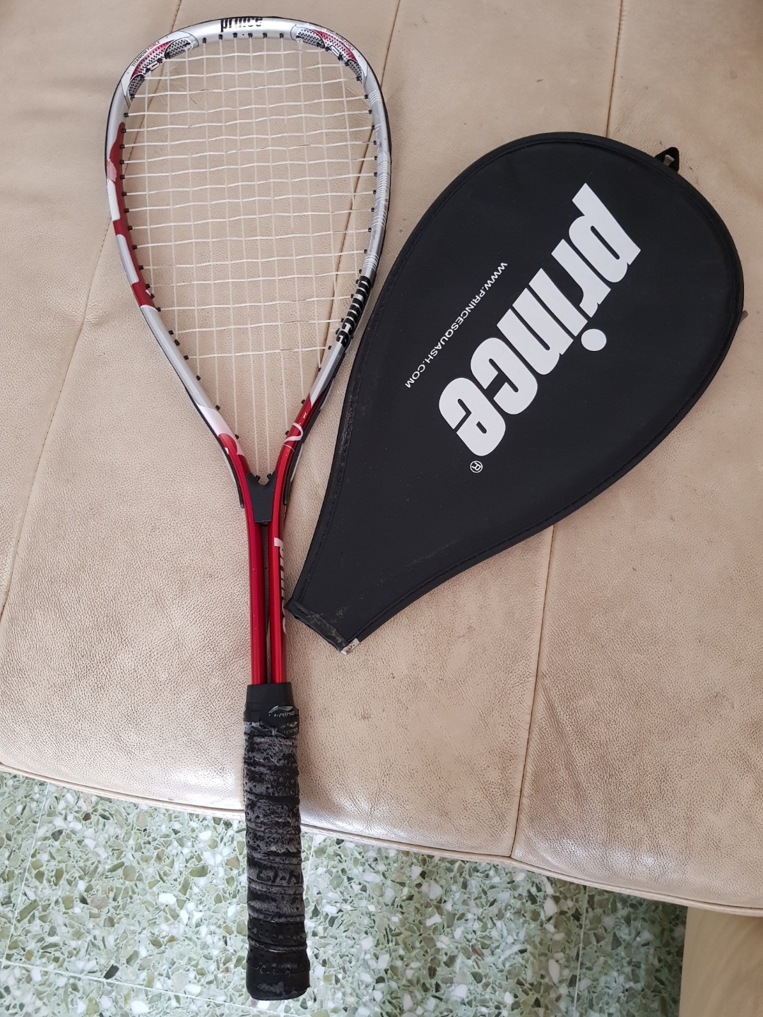 Prince Squash Racket titanium force WP-7S005, Sports Equipment, Sports ...