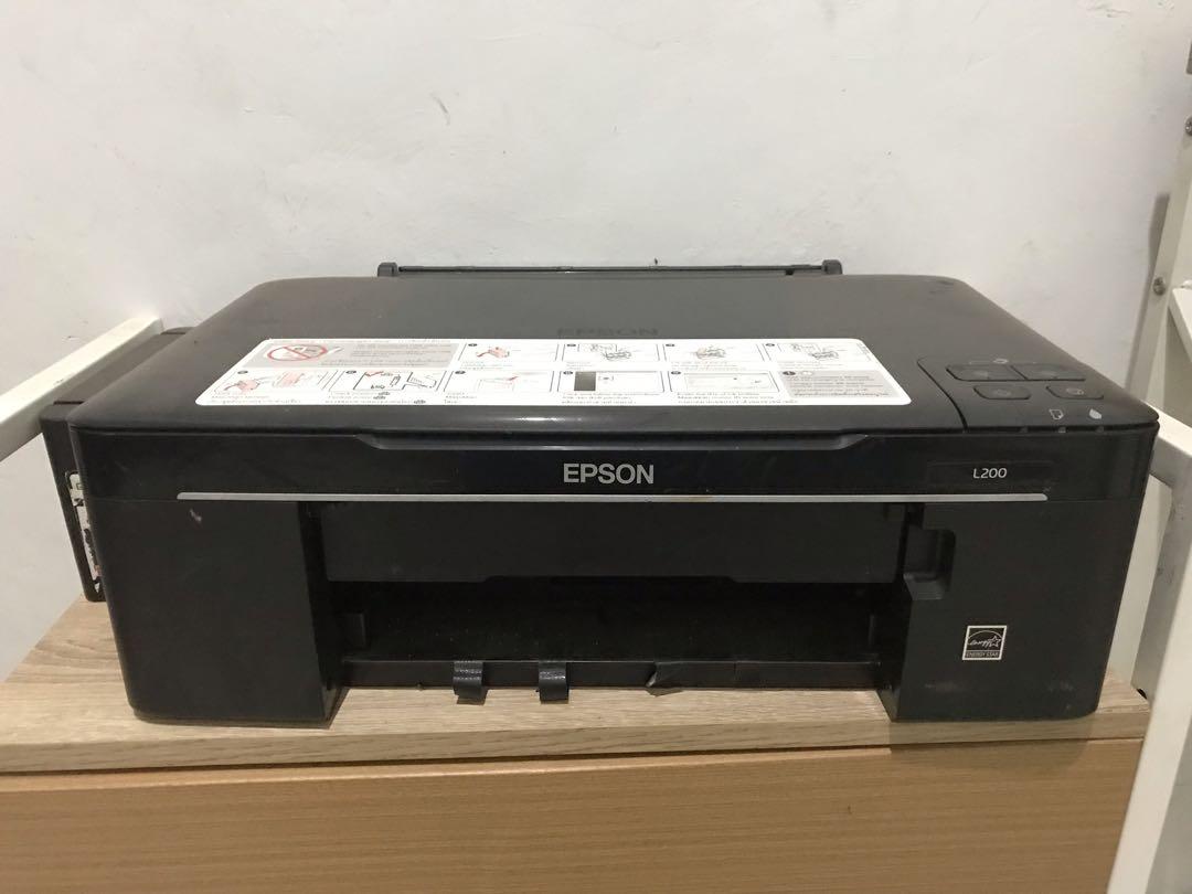Printer Epson L200 Elektronik Bagian Komputer And Aksesoris Di Carousell 0229