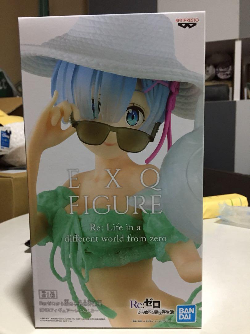 ReZero Rem beach bikini swimsuit EXQ figurine, Hobbies & Toys, Toys