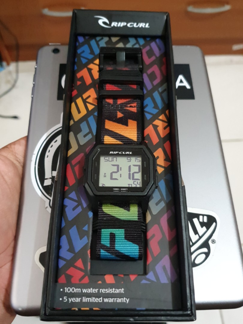 Rip curl atom webbing digital on sale watch