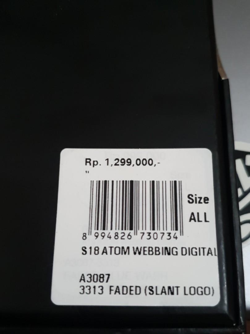 atom webbing digital watch