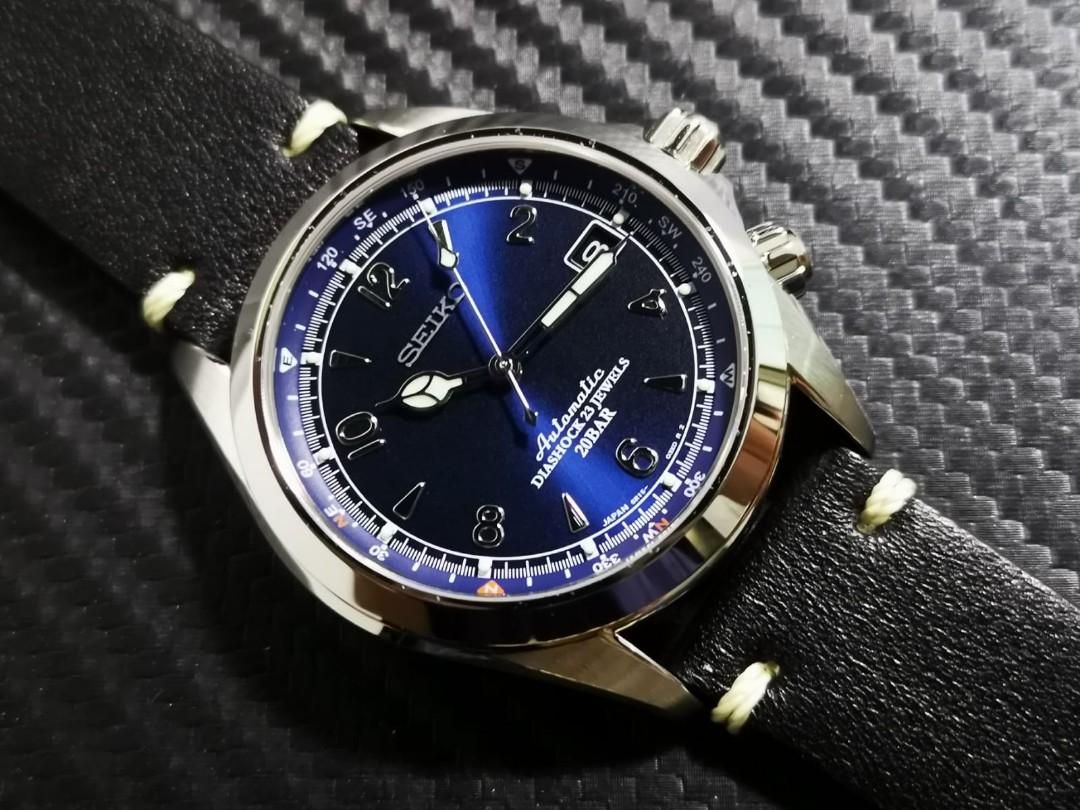 Seiko Blue Alpinist SPB089, Luxury, Watches on Carousell