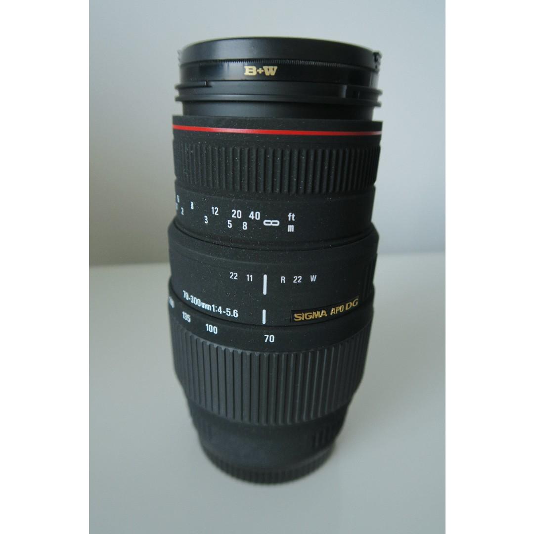 Sigma 70 300mm F4 5 6 Dg Apo Macro For Canon Photography Lenses On Carousell