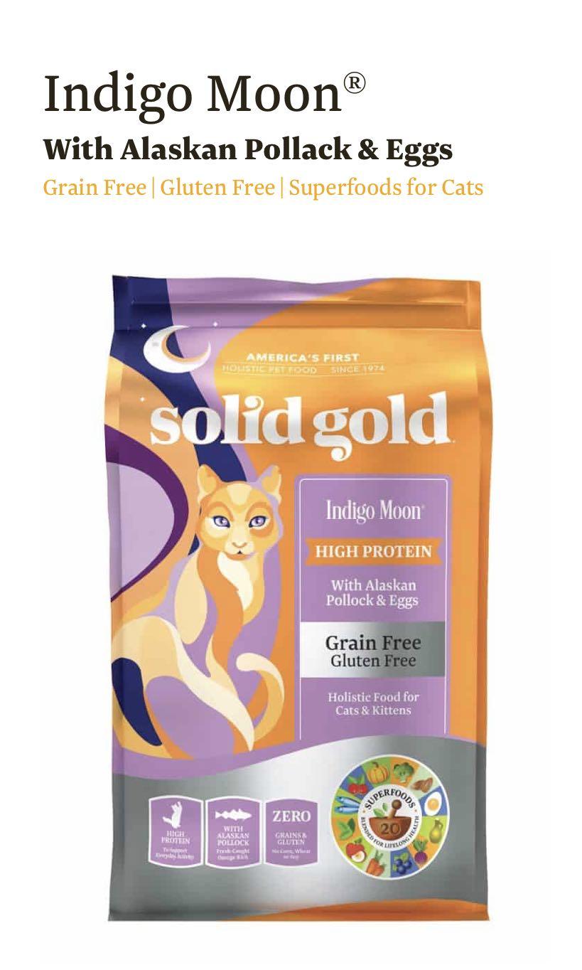 Solid Gold Alaskan Pollock & Eggs Dry Cat Food 5.4kg, Pet Supplies, Pet ...