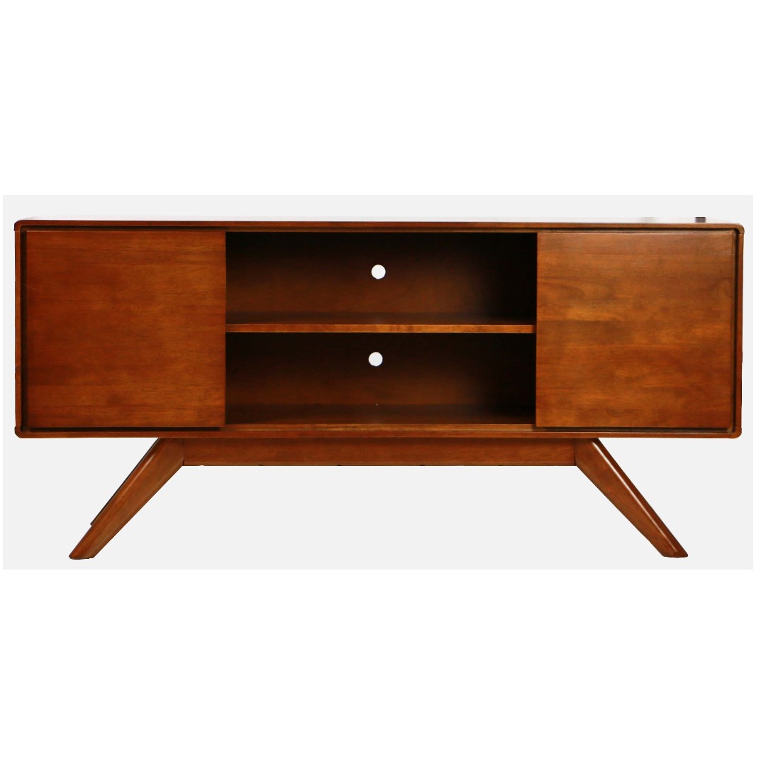 SOLID WOOD TV CABINET / SOLID WOOD TV CONSOLE, Furniture & Home Living