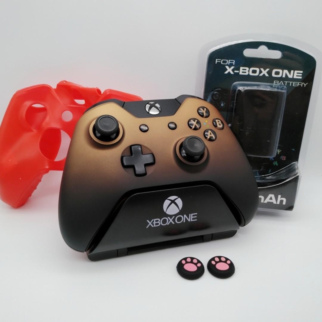 Special Edition Xbox One Wireless Controller Copper Shadow With A Free New Rechargeable Battery Toys Games Video Gaming Gaming Accessories On Carousell