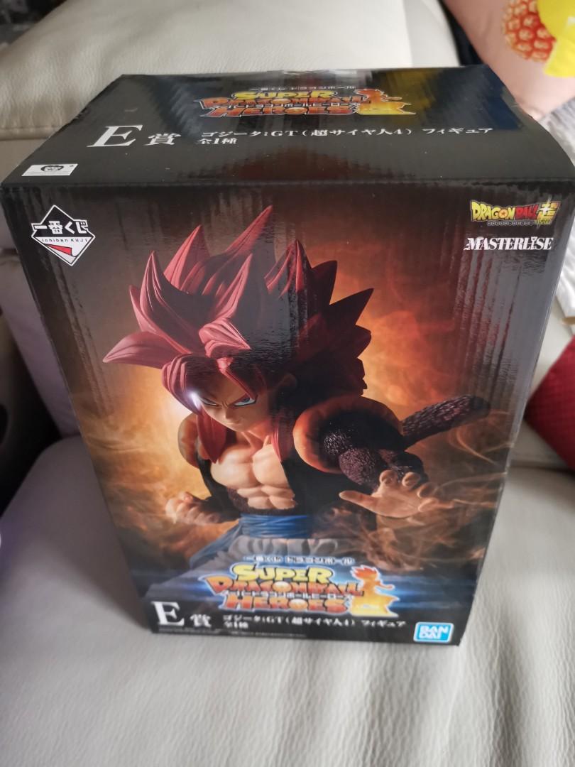 Super Dragonball Heroes Ichiban Kuji Prize E Ssj4 Gogeta Toys