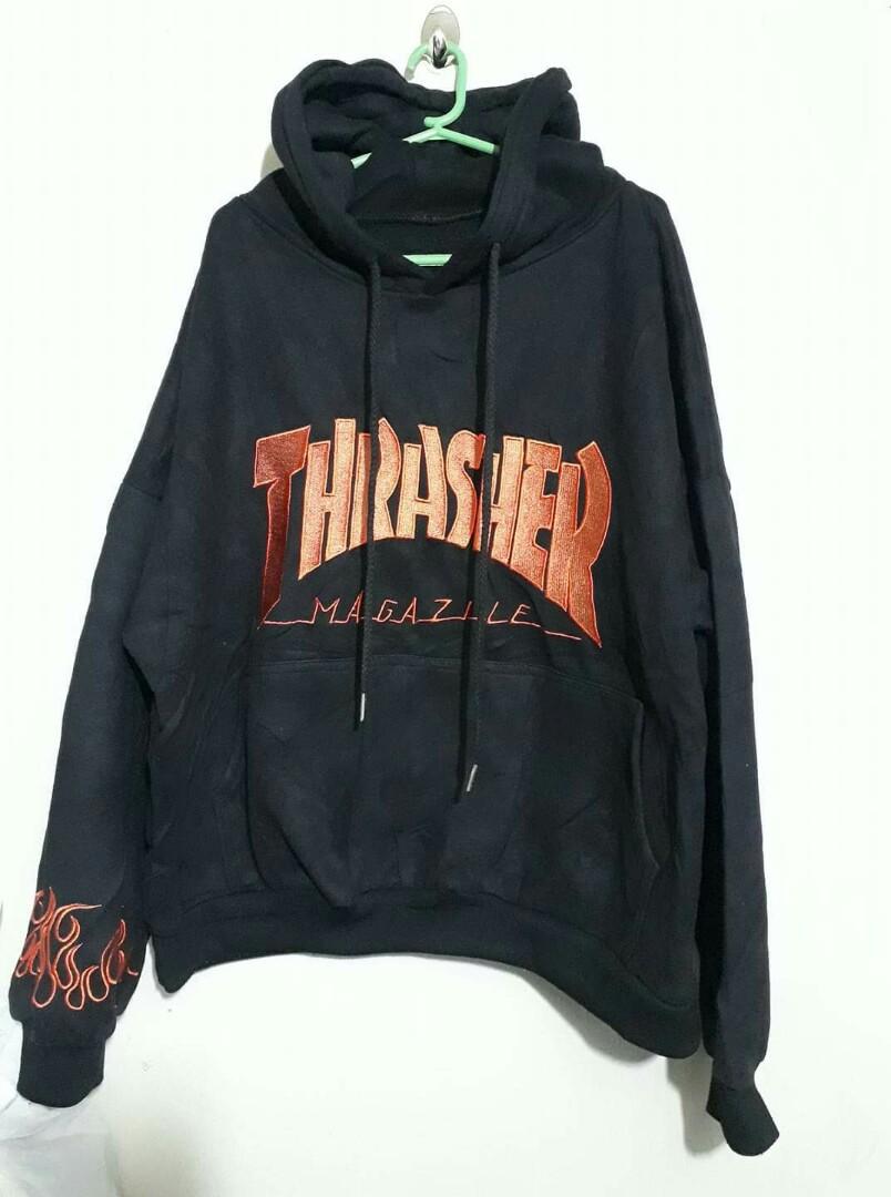Thrasher best sale embroidered hoodie