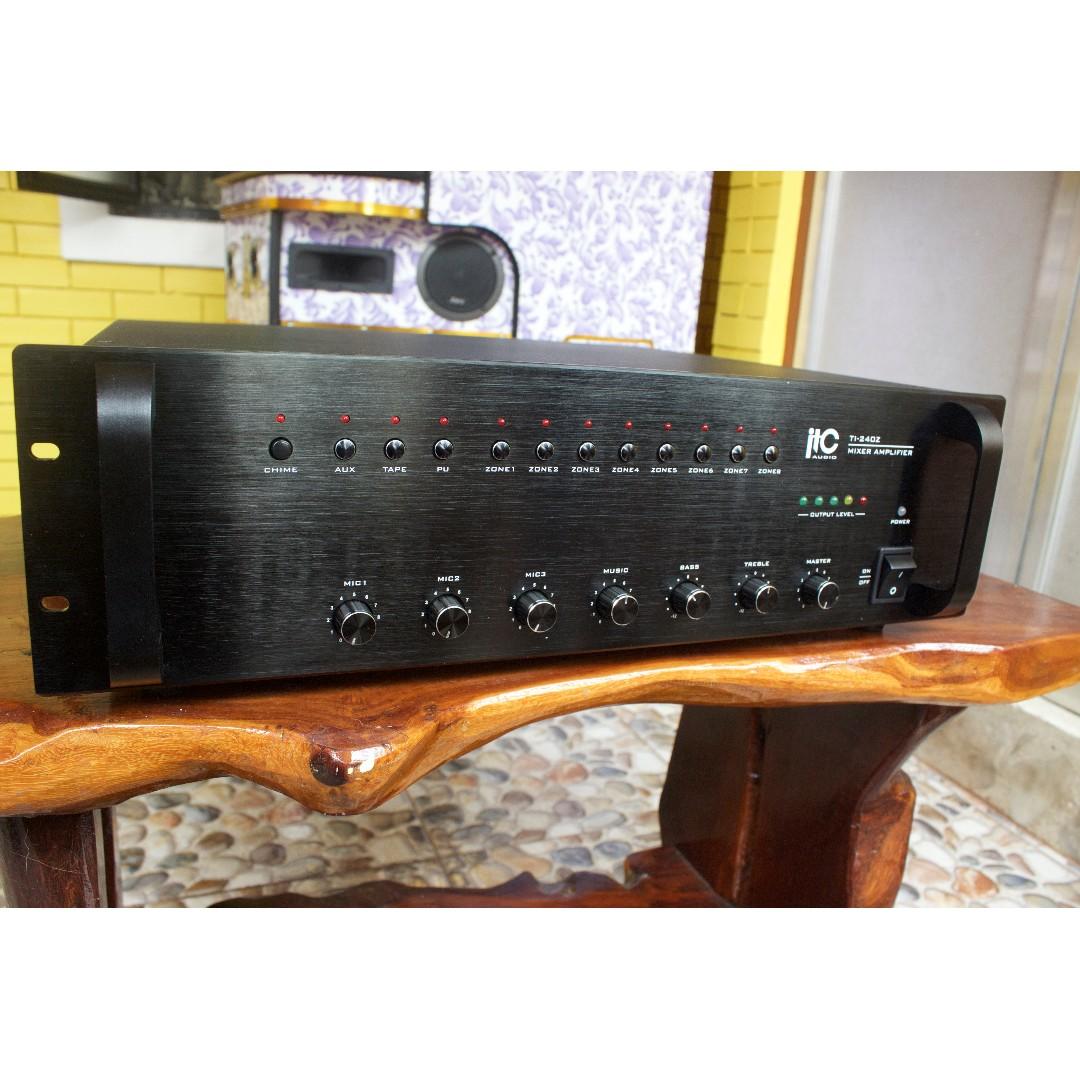 TI-24OZ Mixer Amplifier (Category: Soundbars, Speakers & Amplifiers) located in Quezon City. Submitted by ajmirzenterprises (Listing ID 251521834, Image 1). Description: Free usb player with bluetooth .