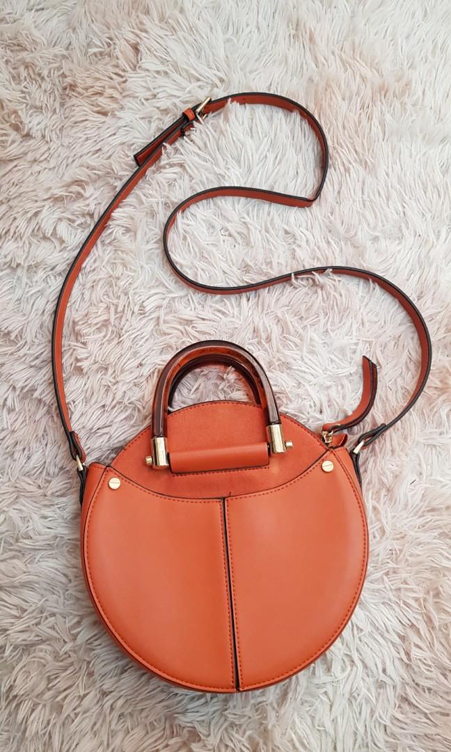 orange bag topshop
