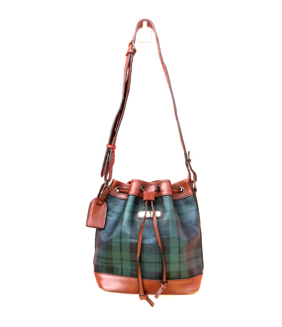 Lauren ralph lauren drawstring bucket bag shop