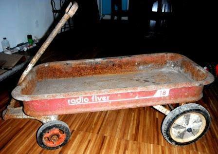 vintage radio flyer wagon