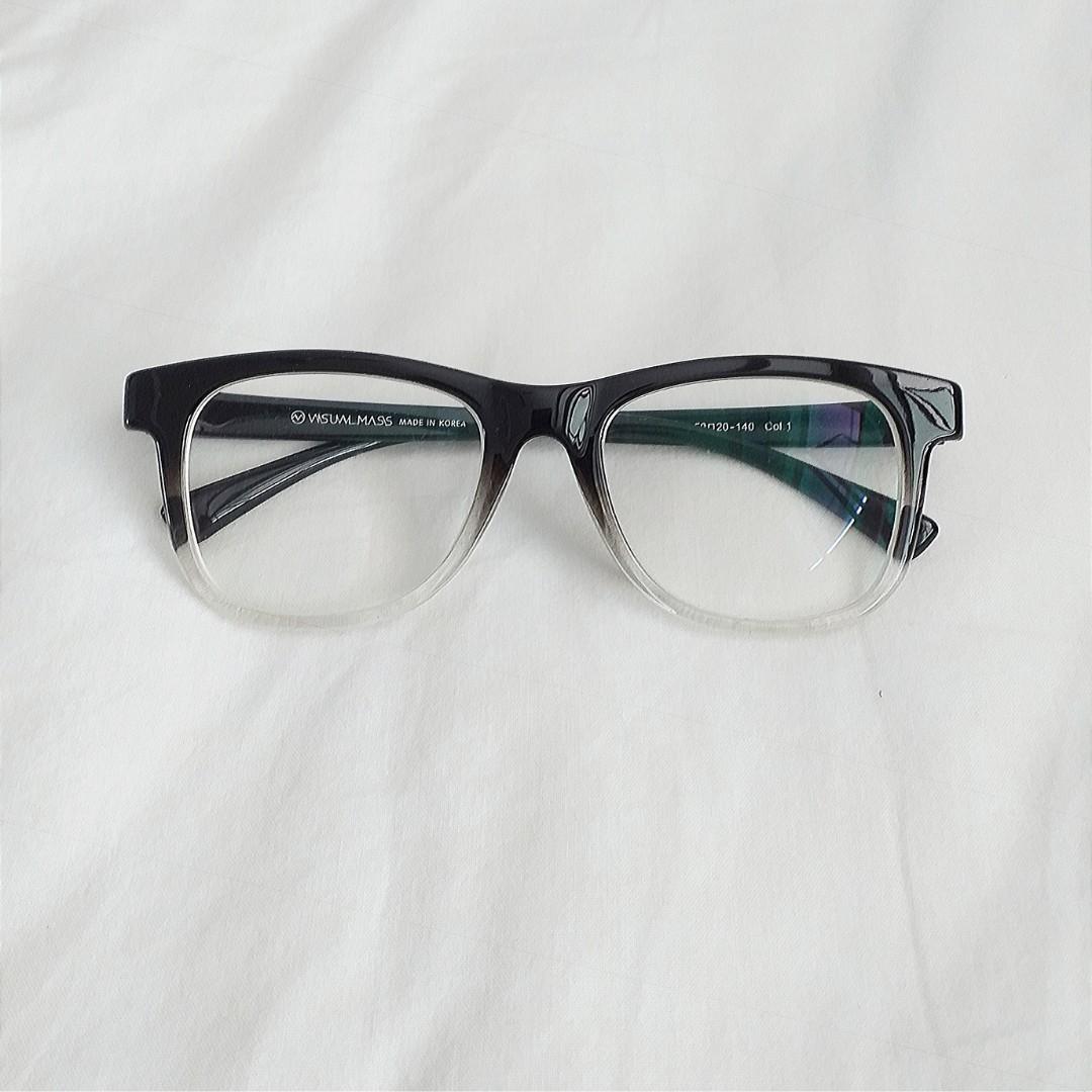 black gradient glasses
