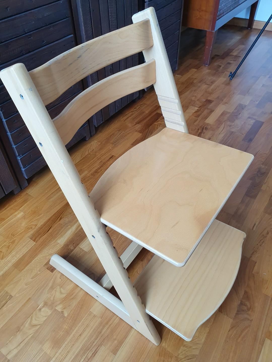 Wooden Children Chair Height Adjustable Furniture Tables Chairs On Carousell
