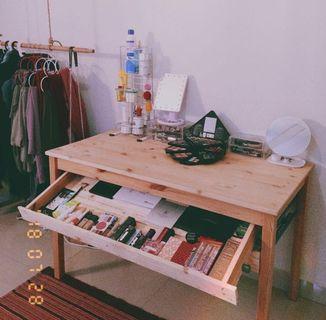 Ikea table (modified drawers)
