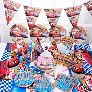 Cars themed party complete set