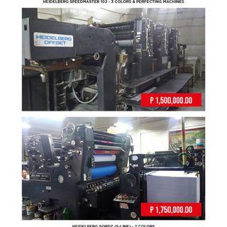 offset printing equipment for sale