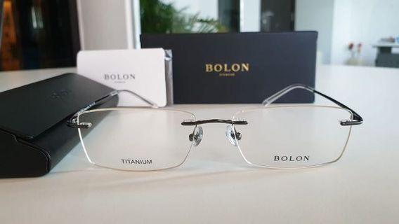 Bolon  Optical lens Titanium Rimless