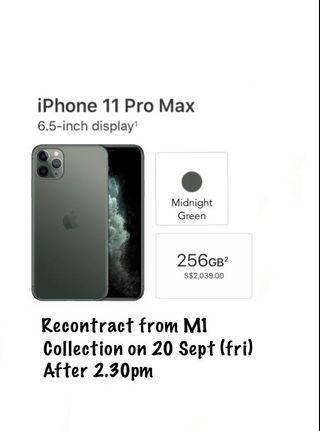 Iphone 11 Pro Max 256gb Midnight Green