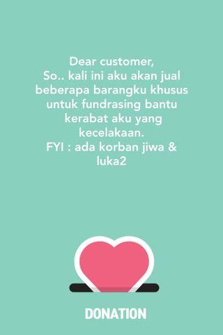Sell for donate