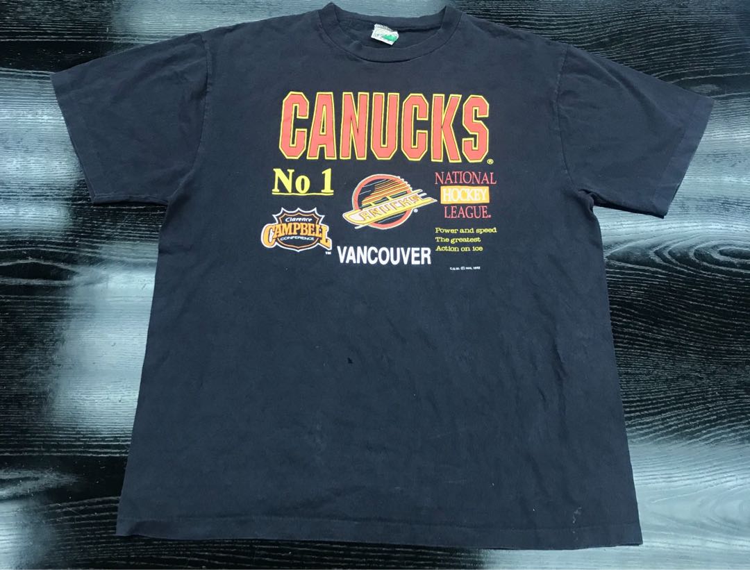 canucks t shirt vintage